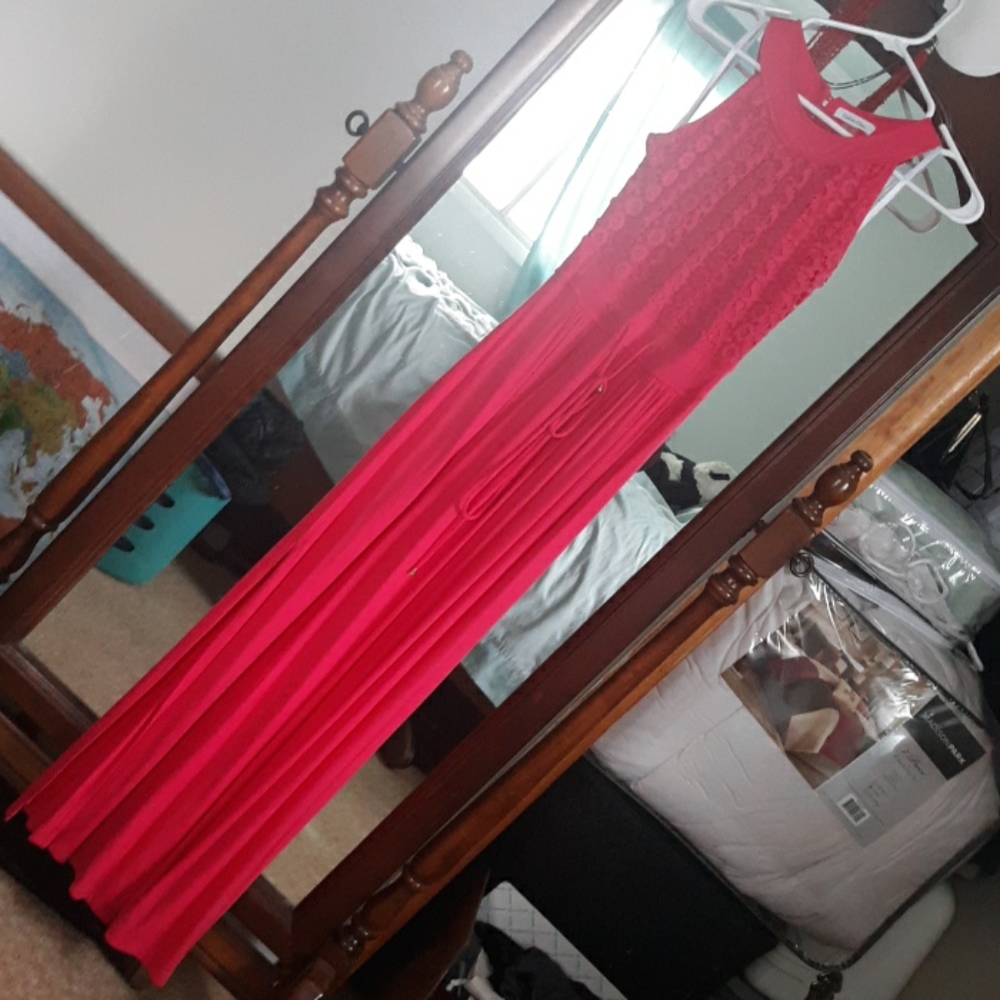 Calvin Klein dress size 2 coral color